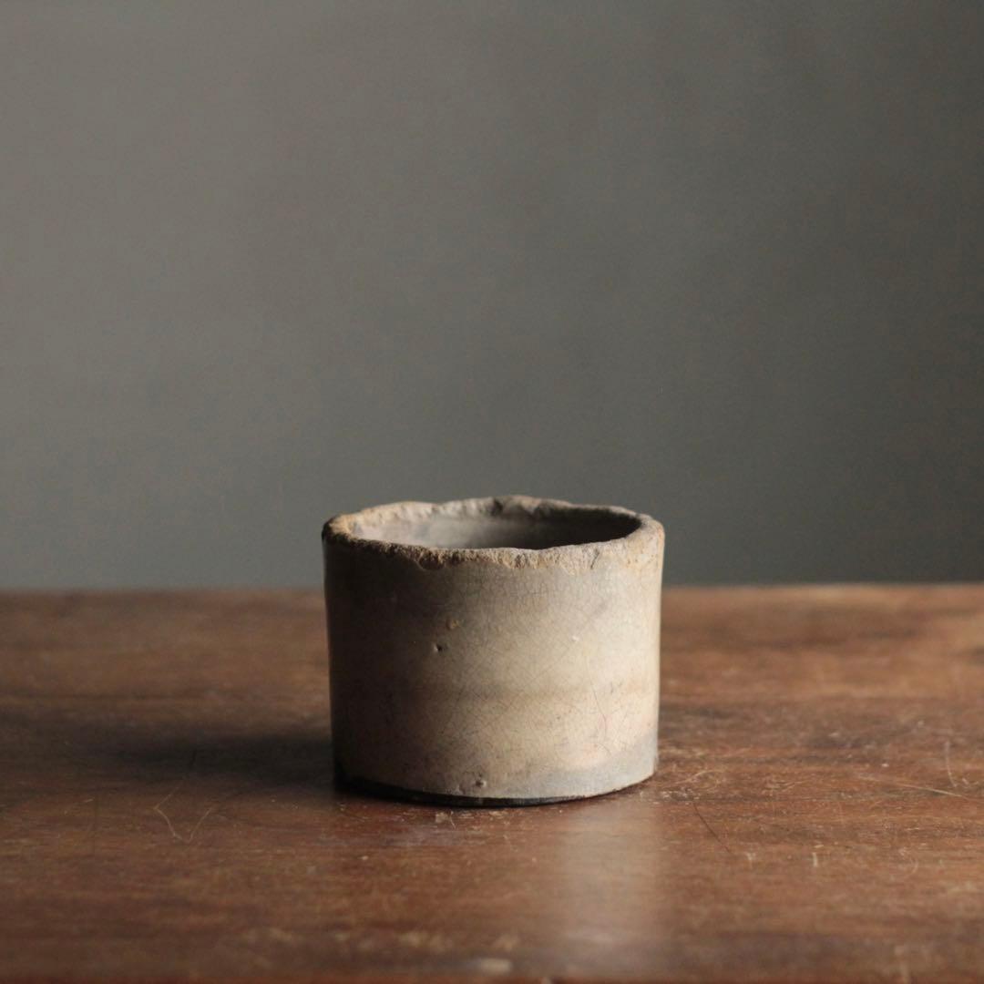 姿の佳い 瀬戸 火入 筒 オブジェ 古美術 古道具 アンティーク