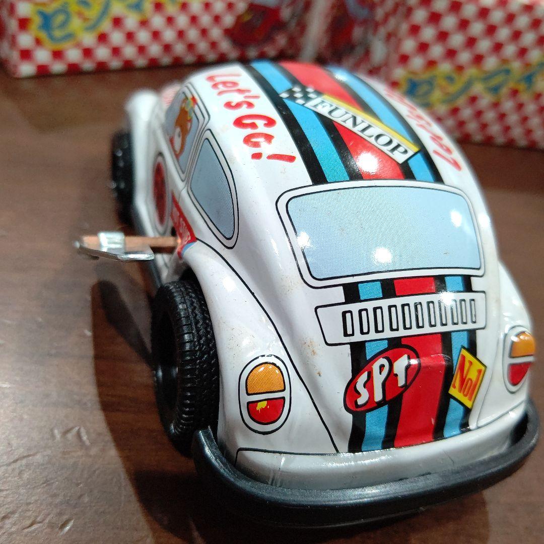 【希少】えんにち大好き ゼンマイ自動車 フォルクスワーゲン ビートル ブリキ