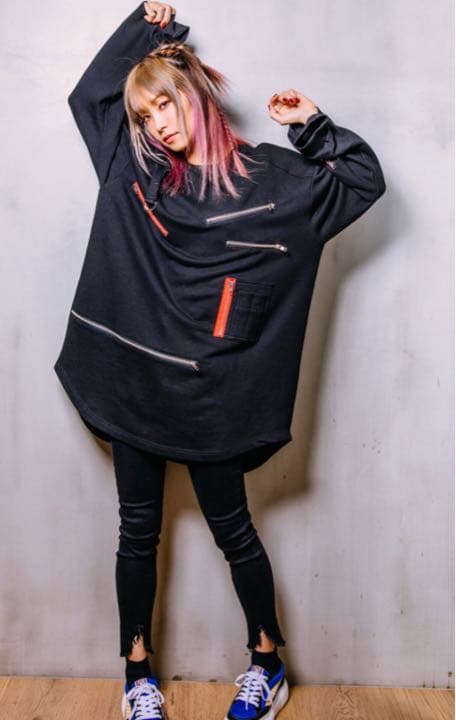 新品ファッション - LiSA×Candy Stripperコラボ ランダムジップ ワンピース