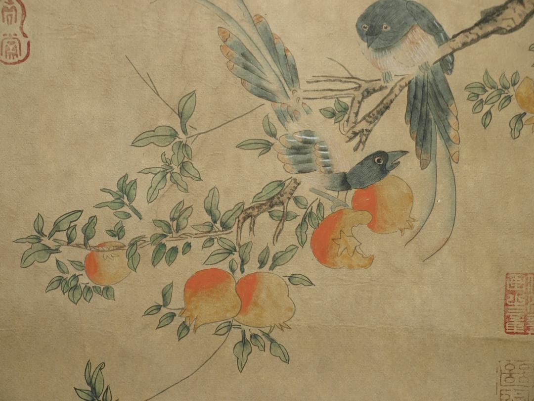 中国古美術 唐時代の人物図 肉筆絵 激安骨董品 BD312A13-2