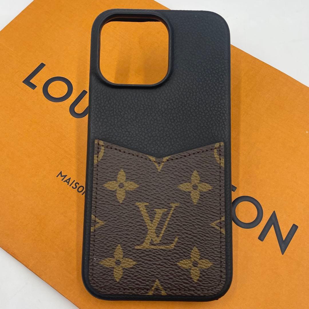 ルイヴィトン バンパー iPhone15Pro用 モノグラムリバース ルイ