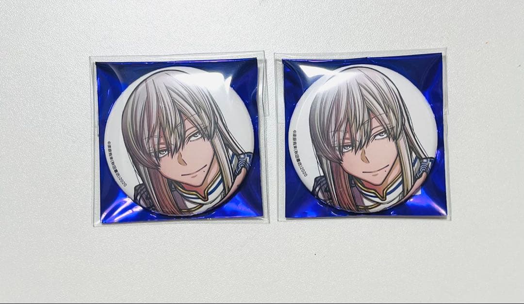 匿名配送】桃源暗鬼 桃寺神門 コミケ C107チャイナ 缶バッジ 2個セット