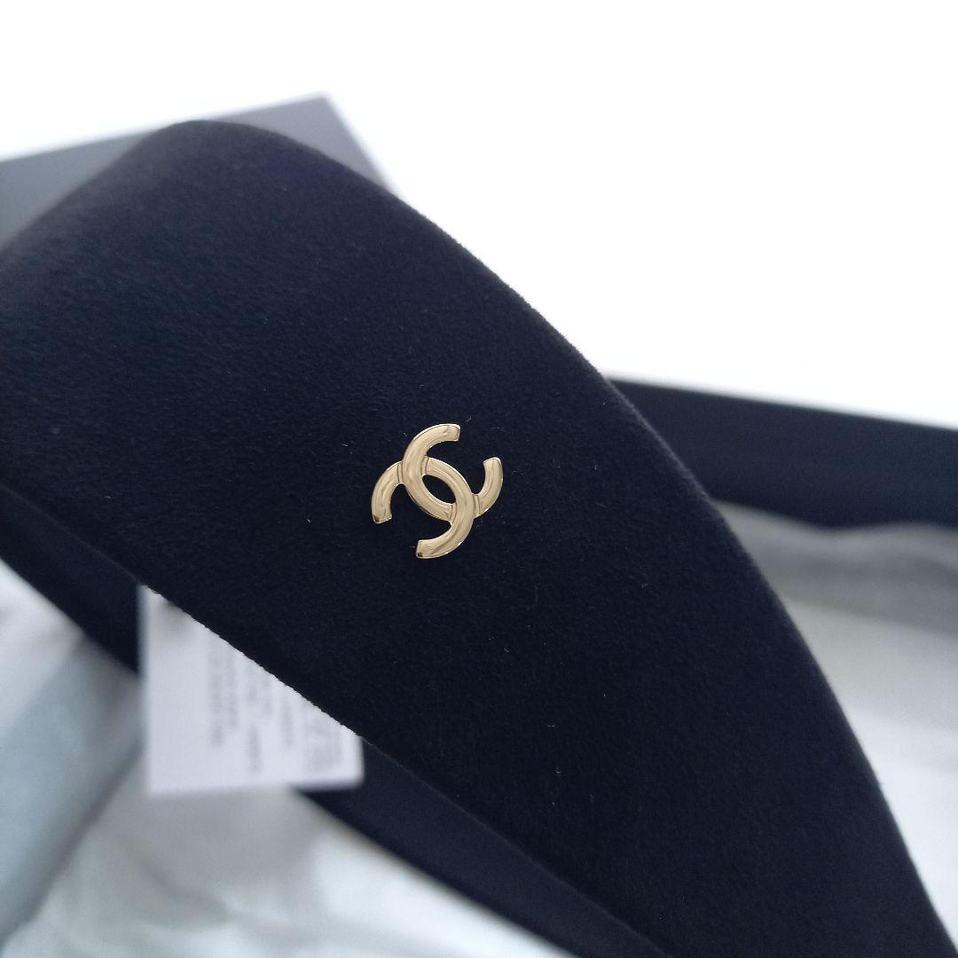 CHANEL シャネル　 ヘアバンド　カチューシャ　ヘアバンド　CCロゴ