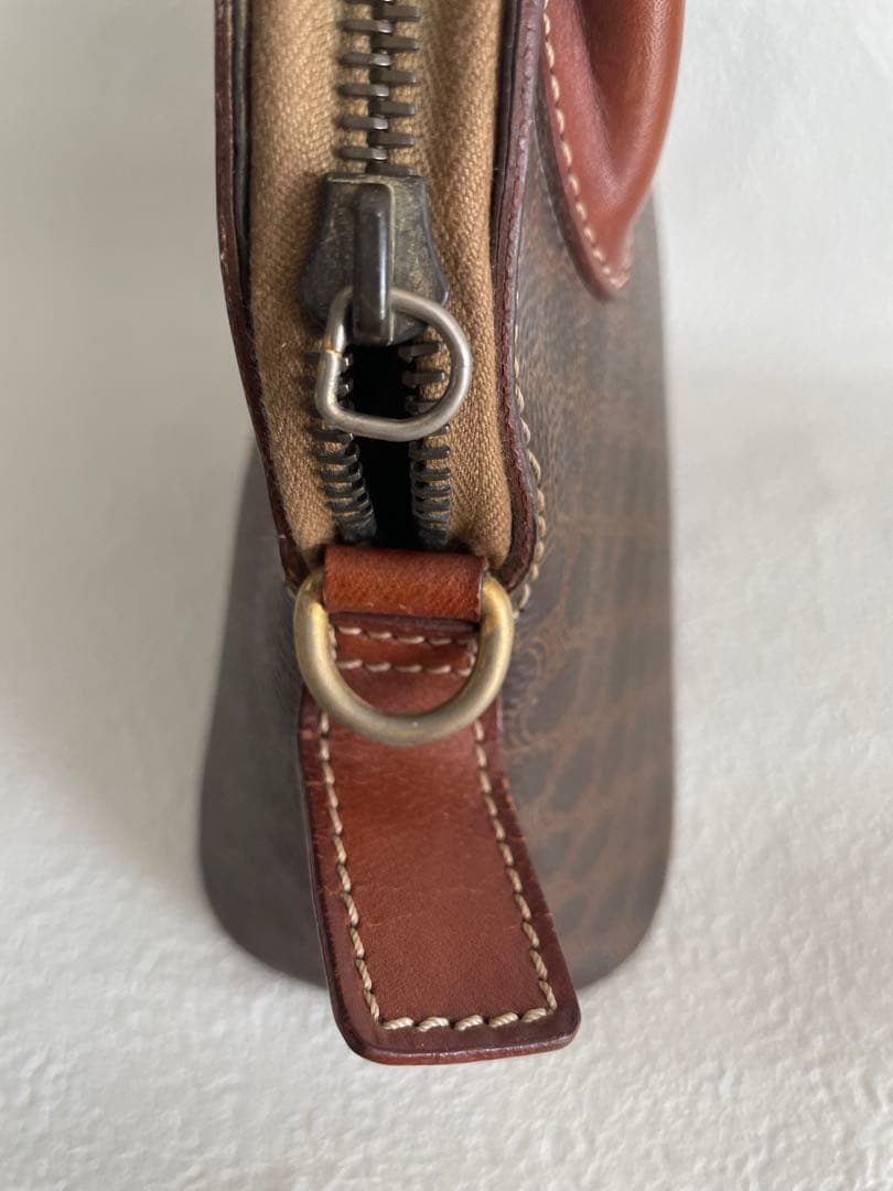 CELINE セリーヌ マカダム柄 ハンドバッグ ヴィンテージ　ジャンク