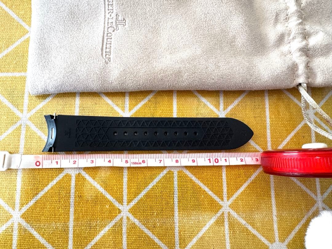 ジャガールクルト ラバーストラップ　ブラック21mm