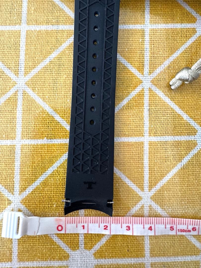 ジャガールクルト ラバーストラップ　ブラック21mm