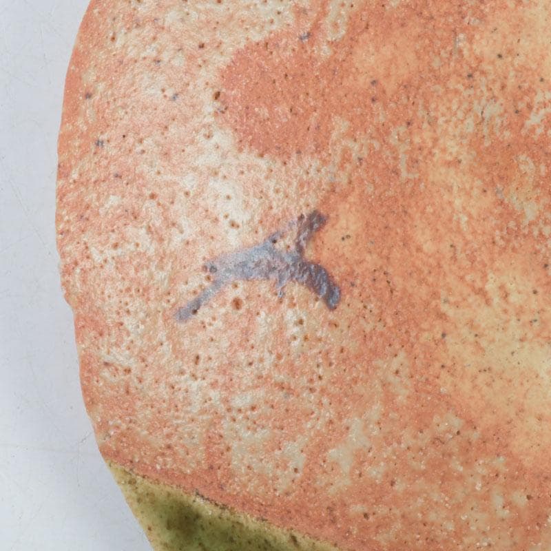 和食器 茶懐石 織部焼 蟹図 銘々皿 五客 C 9286