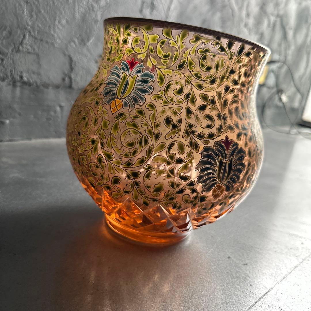 ヴィンテージ素敵すぎる！ずっしり 金彩 花瓶