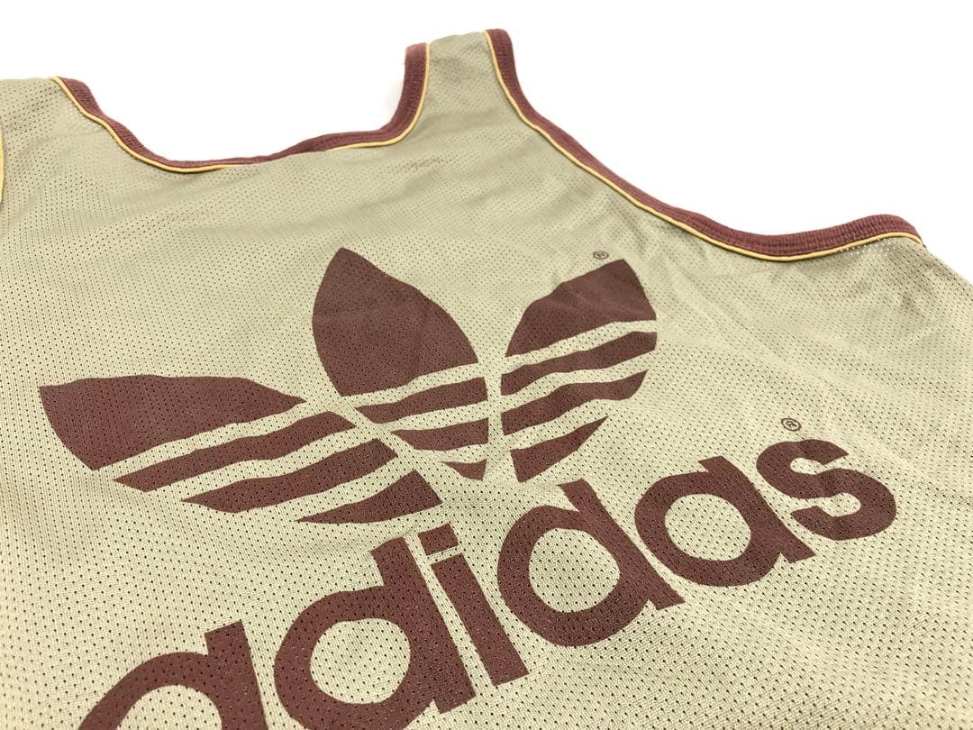 【80's】adidas《アディダス 》古着 メッシュ タンクトップ / L