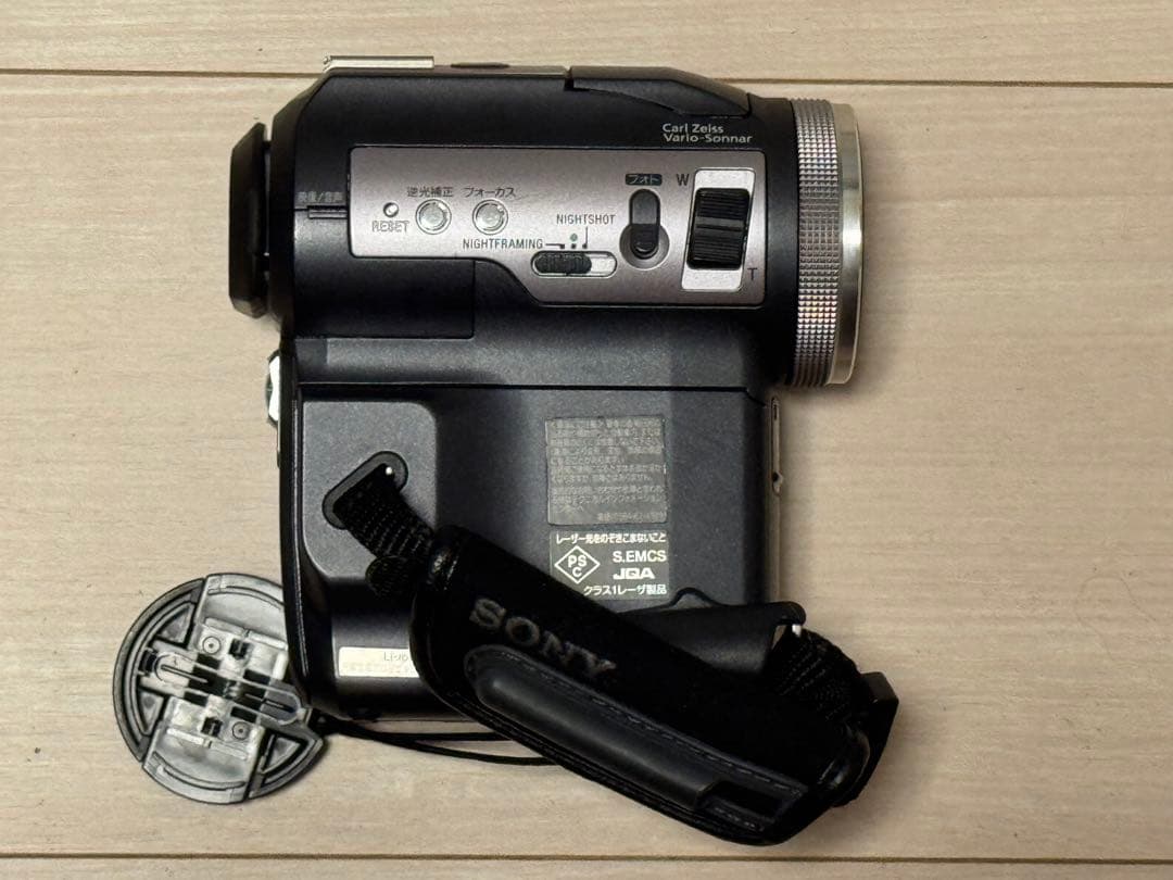 SONY DCR-PC300K ビデオカメラ　望遠・広角レンズ、ライト、マイク等