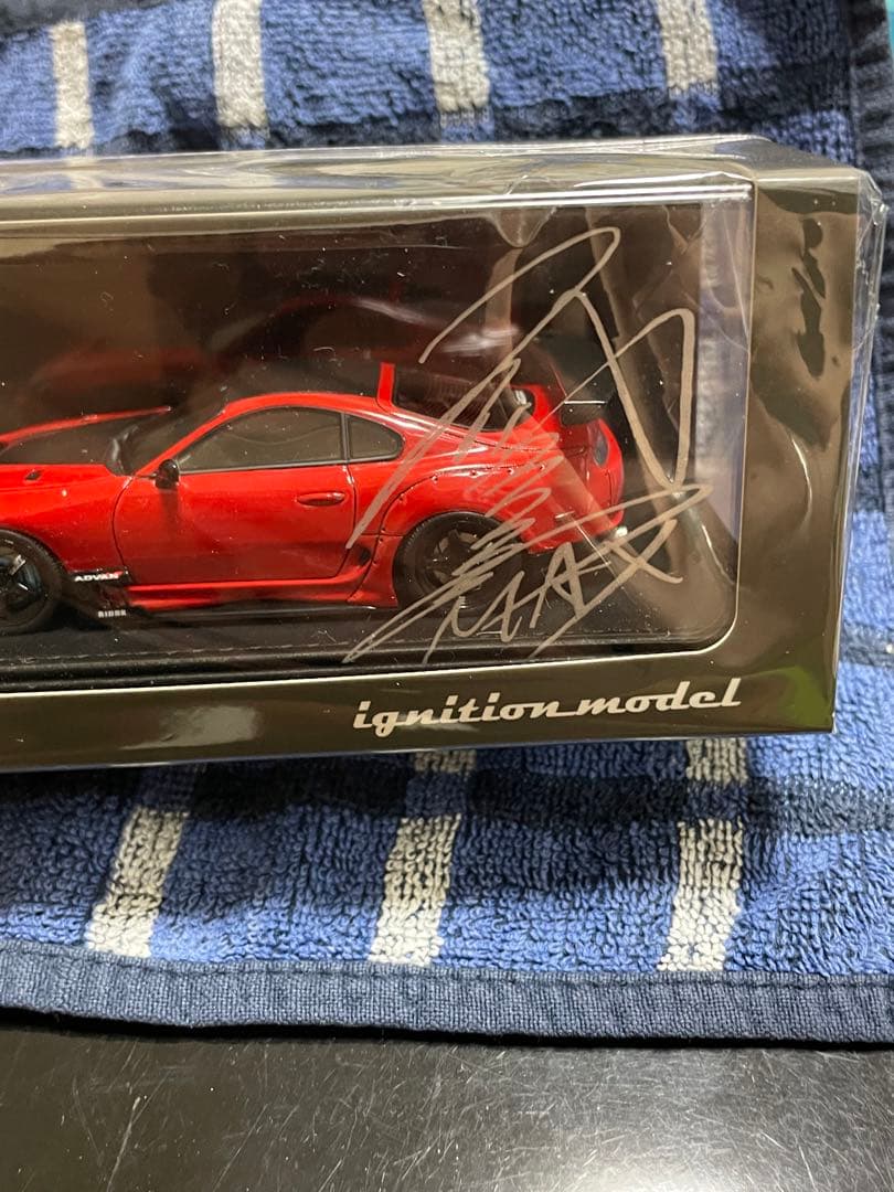 イグニッションモデル 織戸学 80 スープラ サインプリント入り