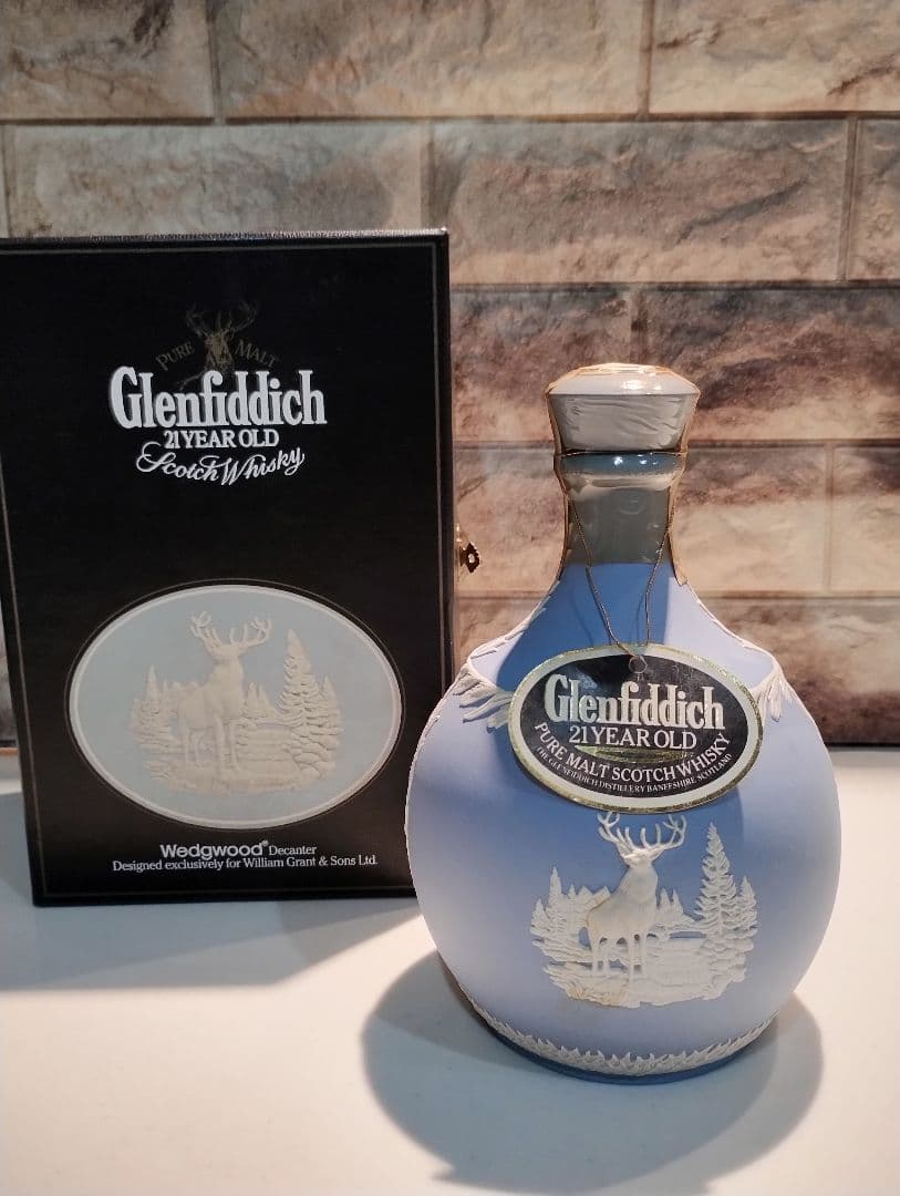 グレンフィディック 21年 ウエッジウッド 陶器ボトル 未開栓