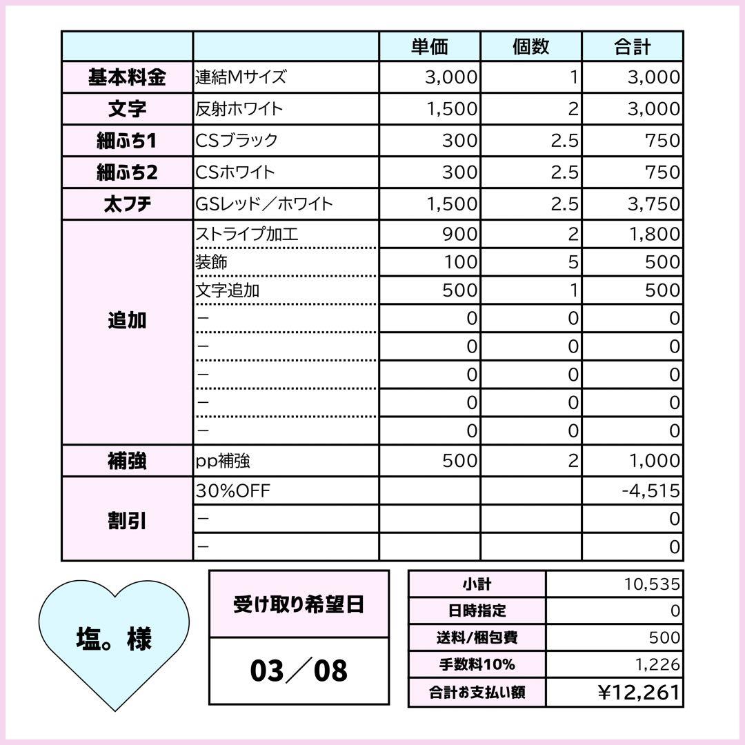 塩。様専用ページ♡0308ネームボード うちわ文字 連結文字パネル