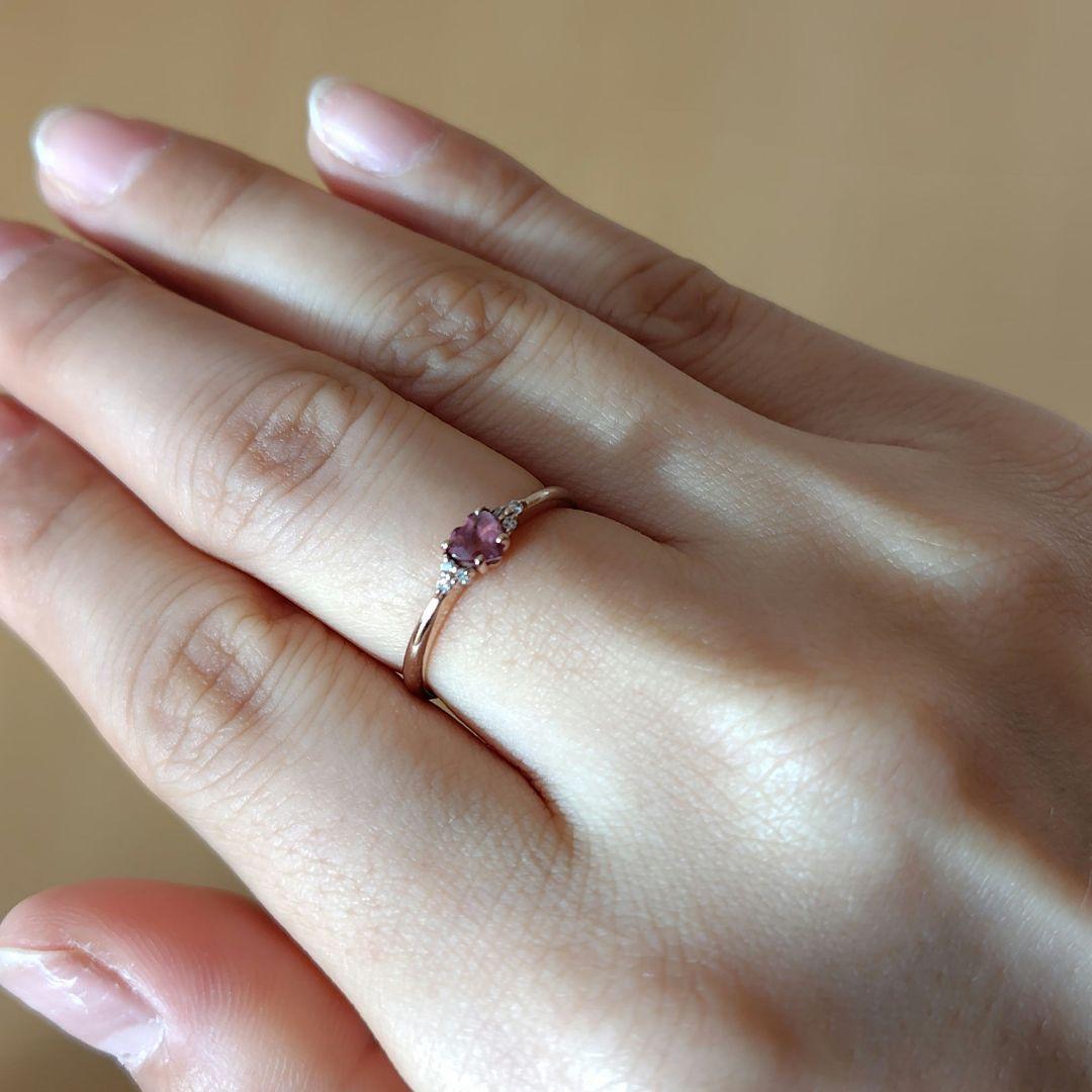 K10リング　スタージュエリー ピンクトルマリン
