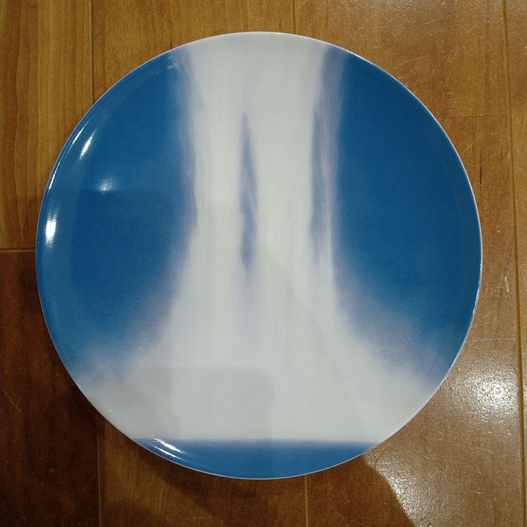 千住 博 ウォーターフォール 滝 皿 香蘭社