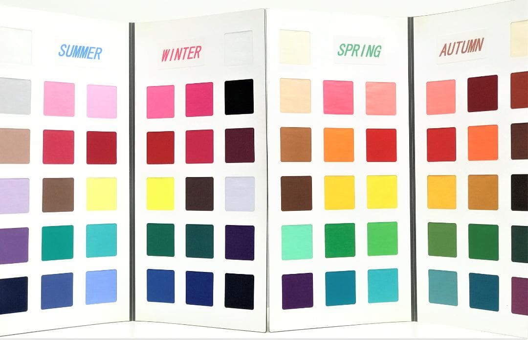 新品「パーソナルカラー診断用」カラードレープセット 64色 高級綿