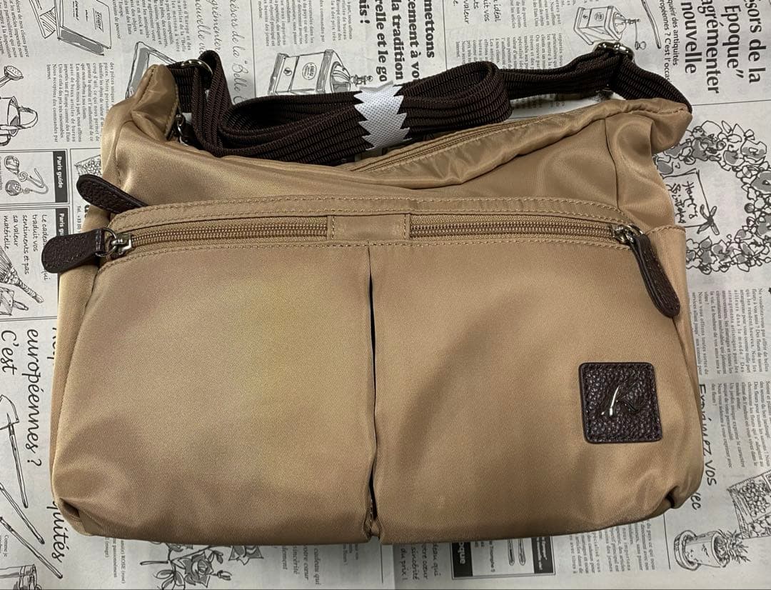 キタムラK2 撥水加工ナイロンショルダーバッグ
