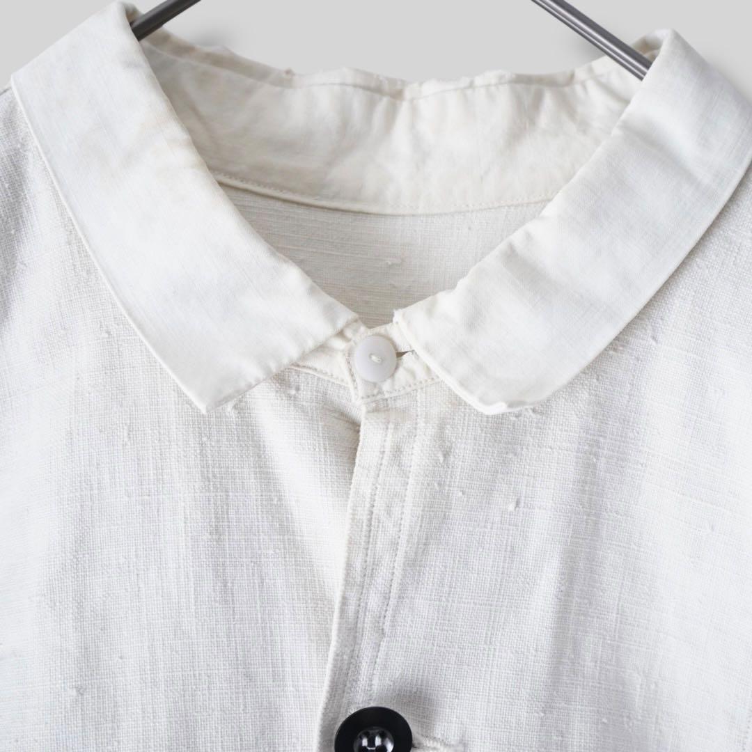 1930s フレンチリネン アンティーク ヴィンテージ リネンコート ビヨード