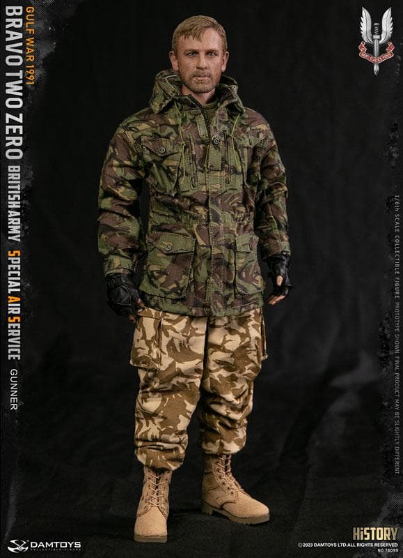 1/6イギリス陸軍特殊空挺部隊 (SAS) ガンナー Gulf War 1991