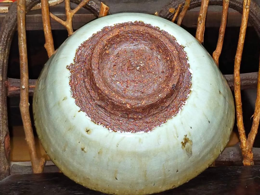 ♥美濃焼　青山鉄郎　白釉　茶碗　共箱付き　骨董品