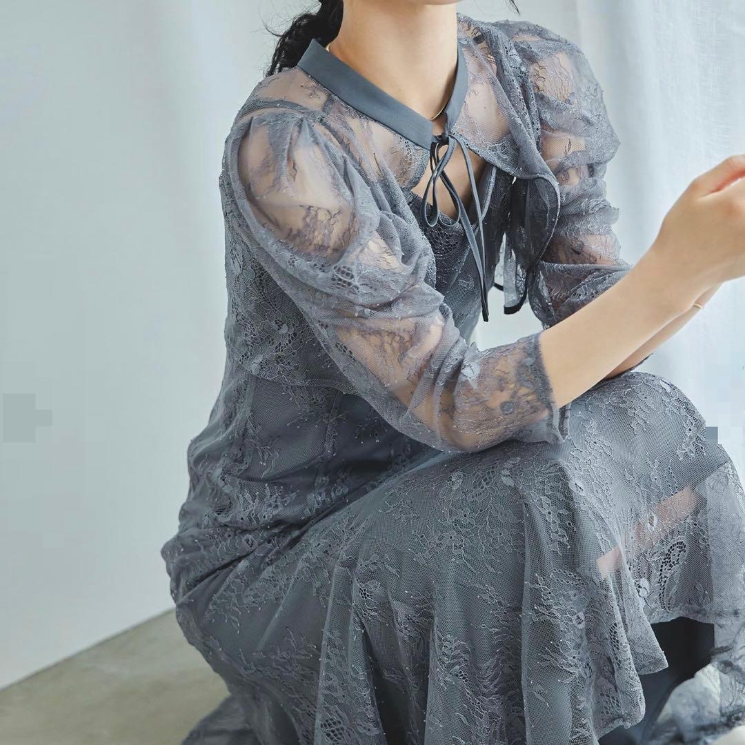 kana オケージョンドレス レースボレロセット S 結婚式 低身長 3WAY