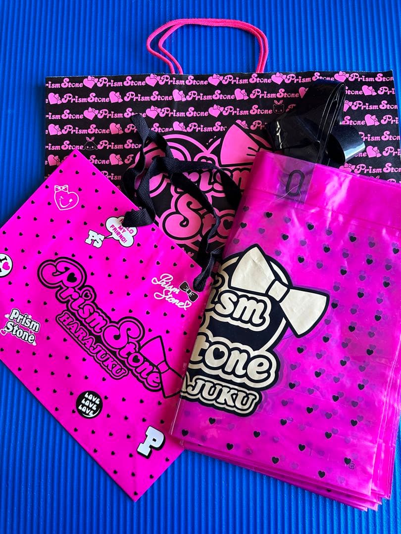 プリティーリズム プリズムストーン 紙袋 ビニール素材の袋 ショップ