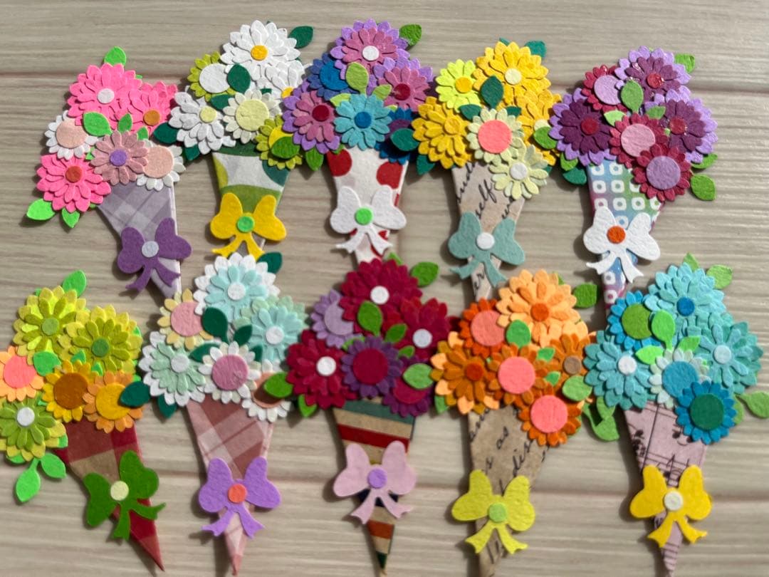 クラフトパンチ 花束A アルバム カード 装飾 - メルカリ