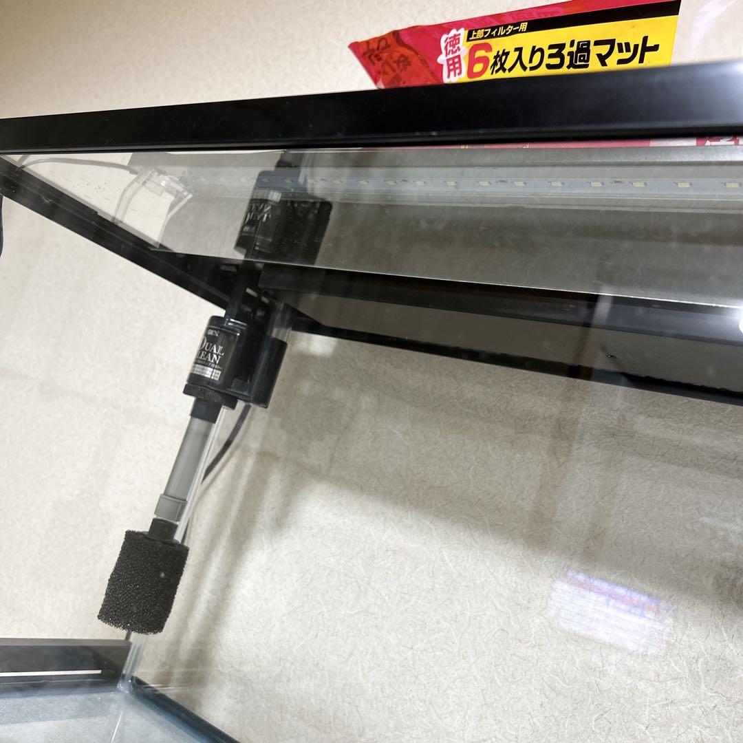 大阪 近畿 直接取引 引き取り限定】美品 GEX 60cm水槽 水槽台セット