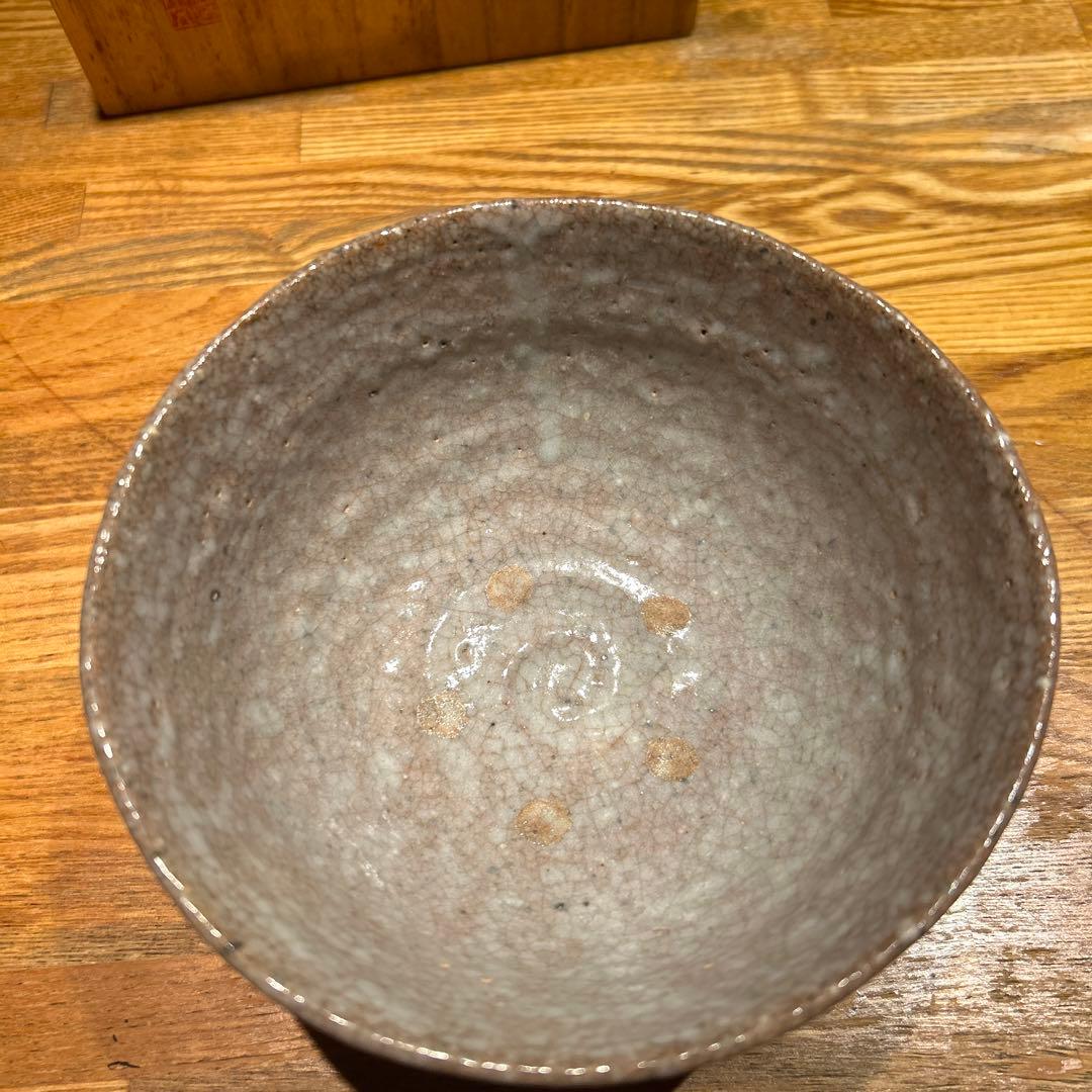 茶碗 安東五 韓国 人間国宝 焚川窯 井戸茶碗 共箱付