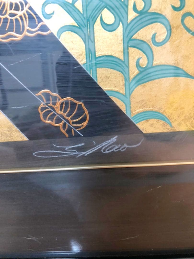 絵画 肖像画 版画 壁掛け額入り 骨董品 中国版画