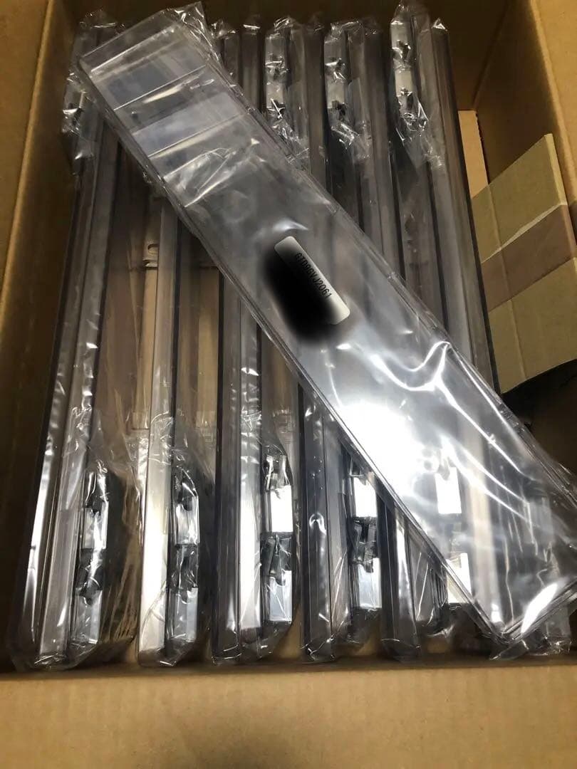 バスルーム　クリアワイドシェルフ　12個セット