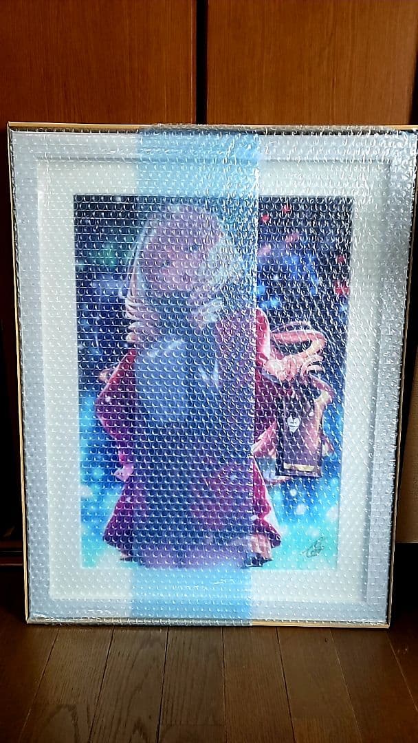 ピロ水 鐘堂英麗奈 バレンタイン 直筆サイン入り複製原画