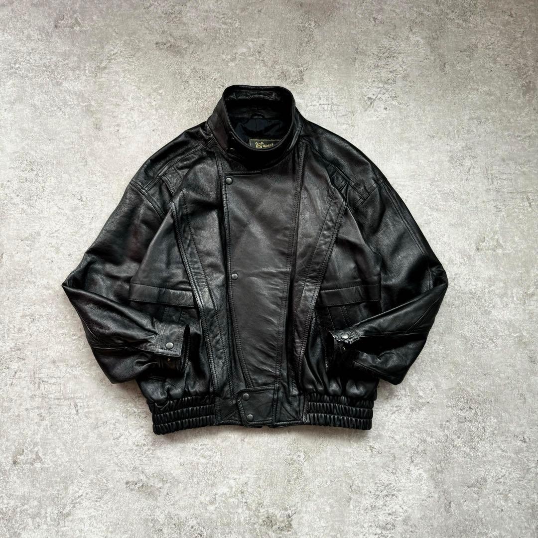 超希少レア】80s 短丈 ヴィンテージ フライトレザージャケット M