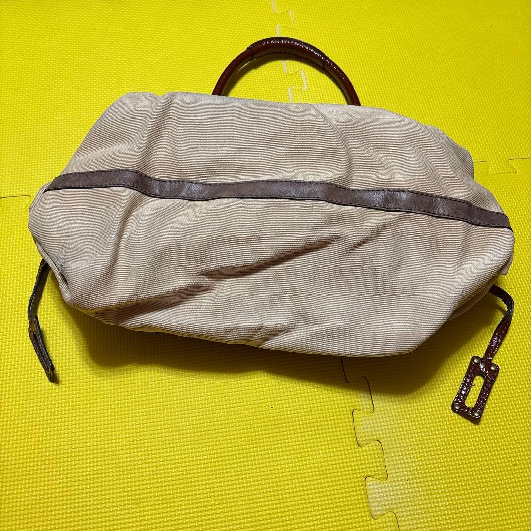 SeeByChloeベージュとブラウンのハンドバッグ