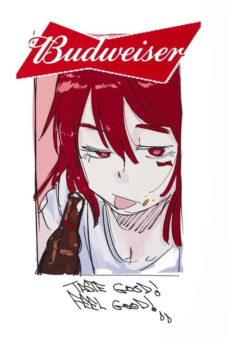 ジュンイナガワ 限定30枚ポスター バドワイザー展jun inagawa