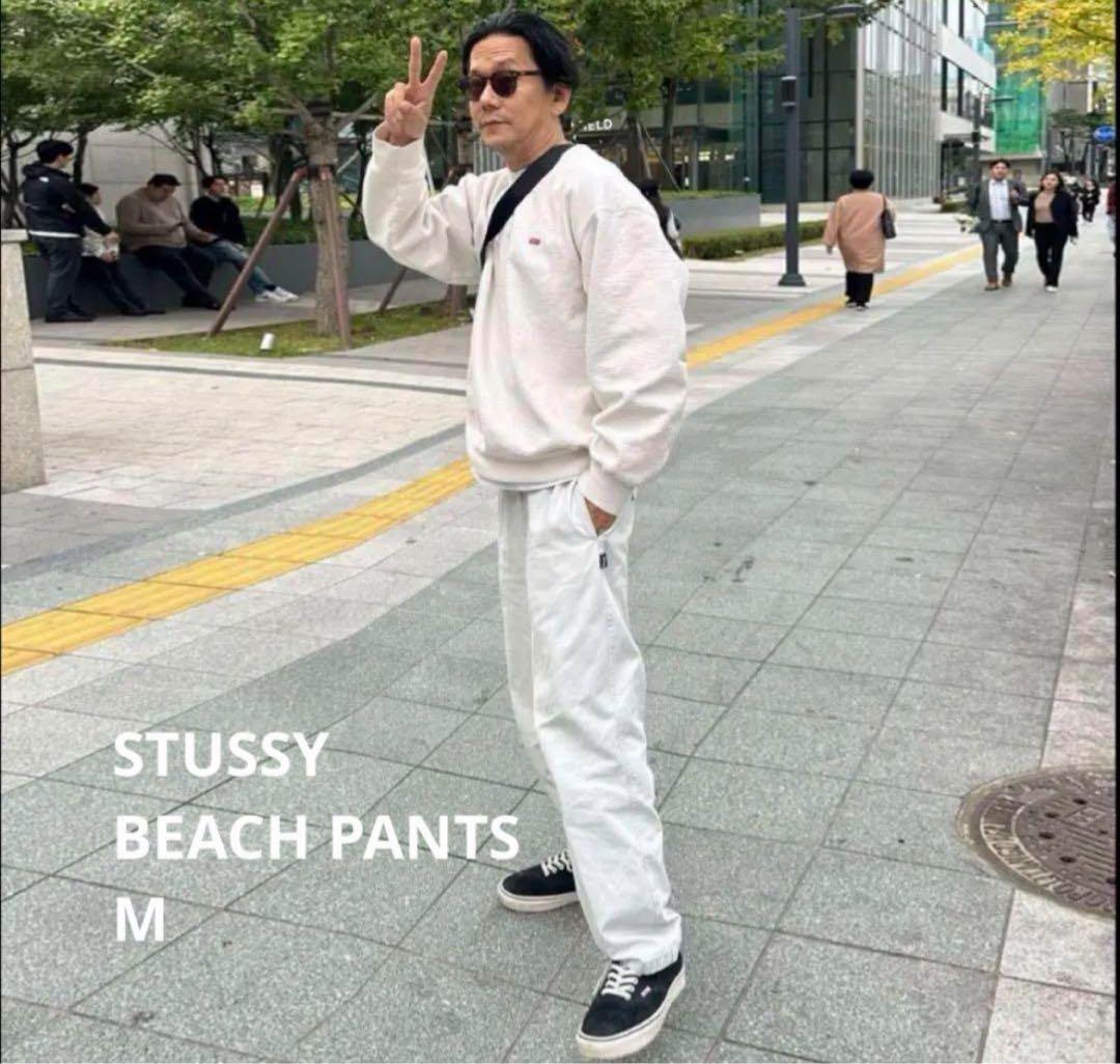 STUSSY BRUSHED BEACH PANTビーチパンツ Mサイズ野村訓市 - メルカリ