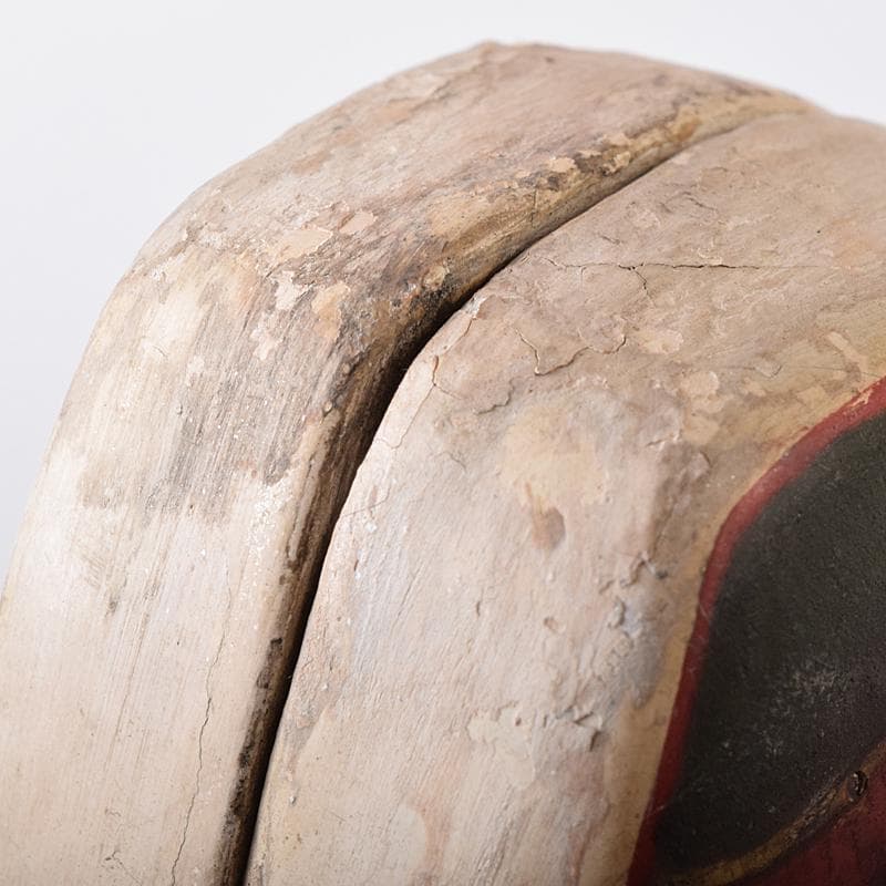 茶道具　白漆　貝文　貝形香合　花押あり　書付時代箱　V　R8327