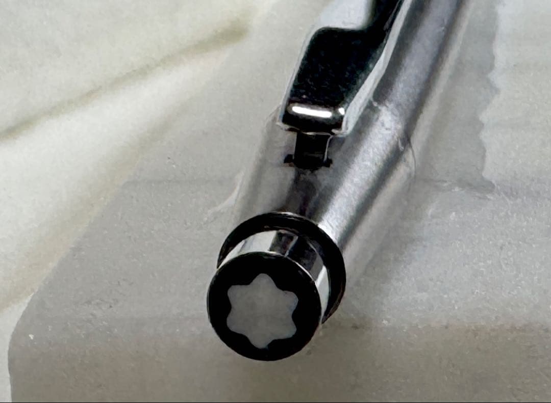 極美品】MONT BLANC 1970S シルバー スリムライン - メルカリ