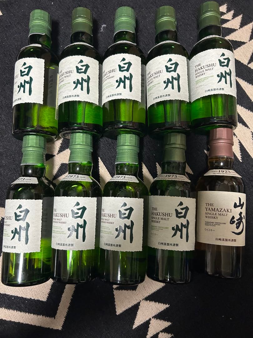 山崎ウイスキー、白州ウイスキー180ml