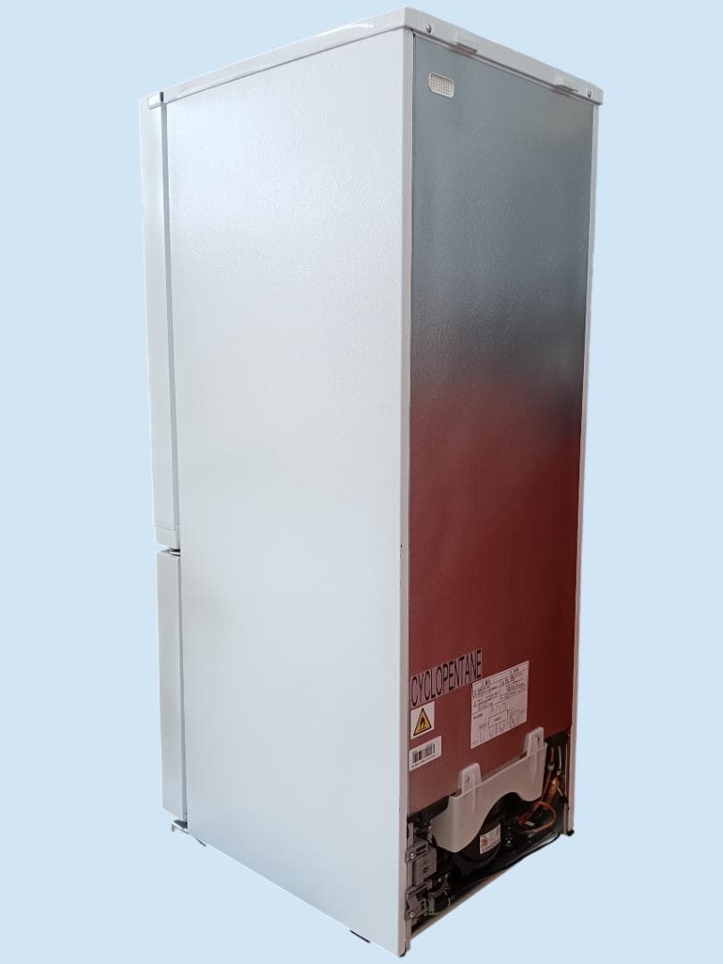 福井県近県送料無料 2ドア冷蔵庫 156L 2024年製 YRZ-F15LW 白