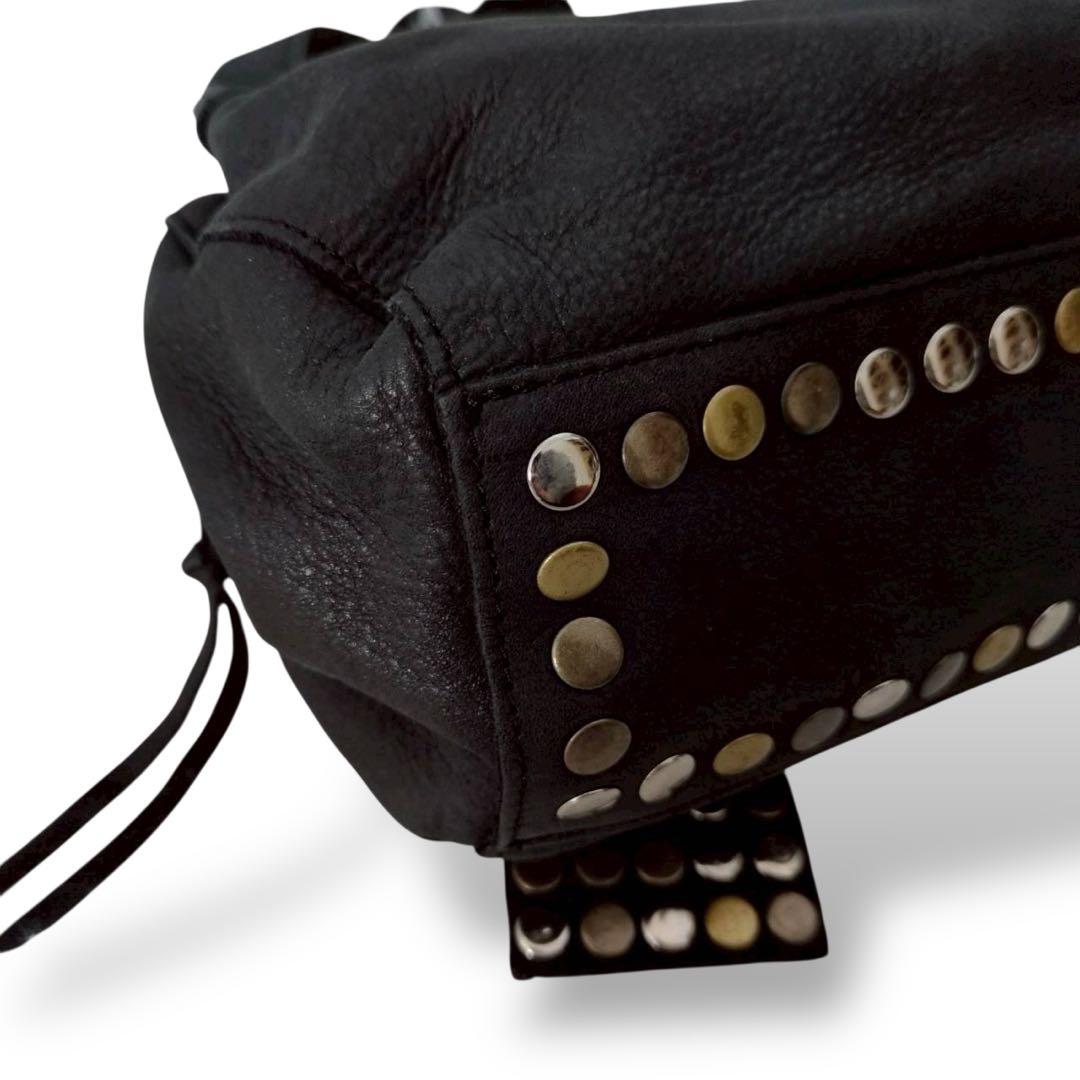 TRES y2k 00s 海外ガール 本革 スタッズ ミニショルダー バッグ