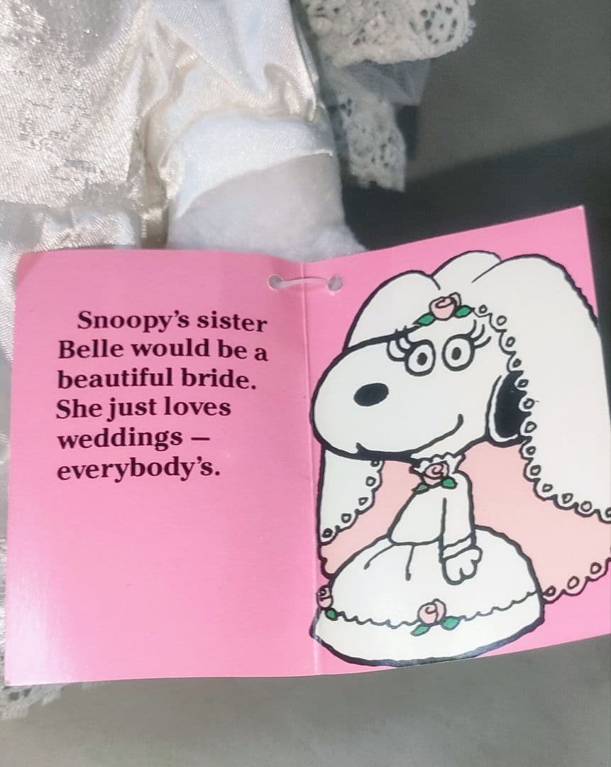 ビンテージ 80年代 スヌーピー&ベル ウエディングドール タグ付き新品