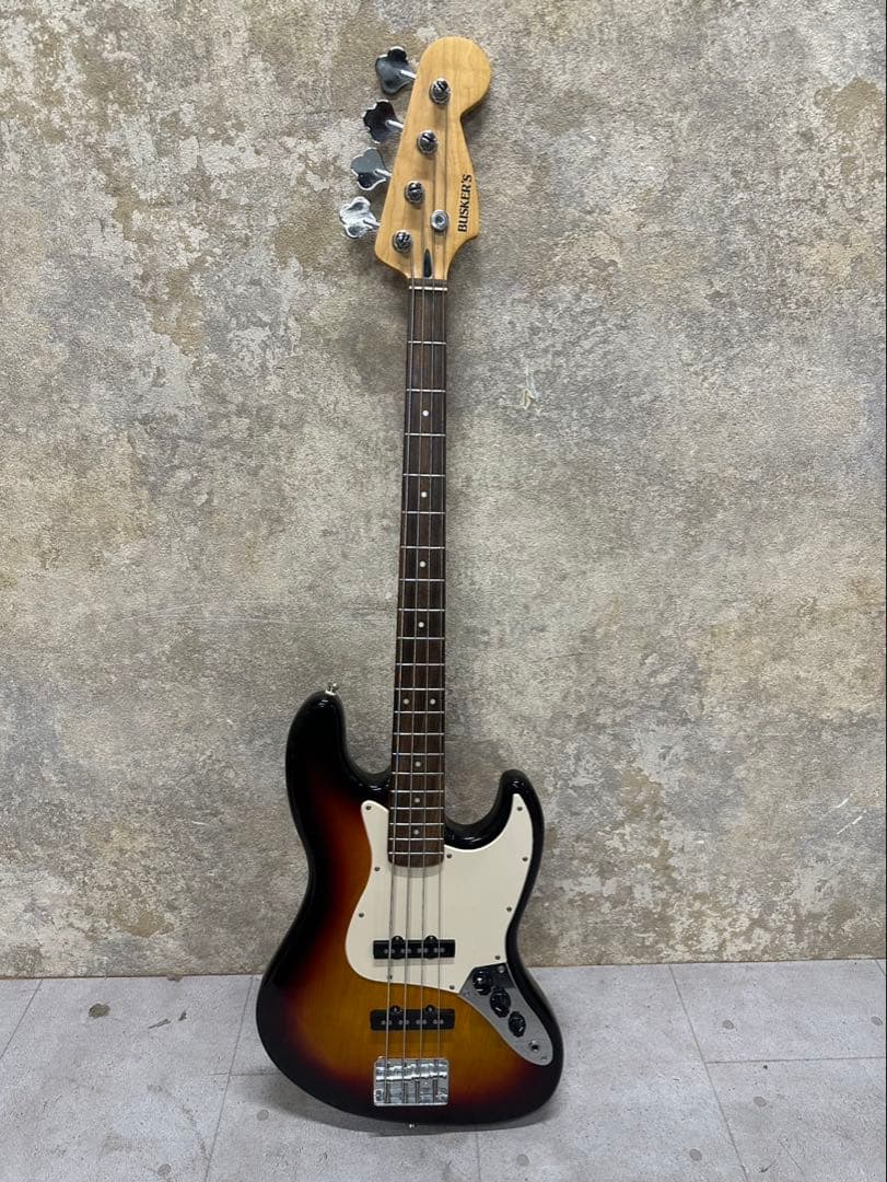 ⑰BUSKER’Sエレキベースジャズベースタイプ4弦サンバースト（白ピックガード ⑰BUSKER'Sエレキベースジャズベースタイプ4弦サンバースト（白