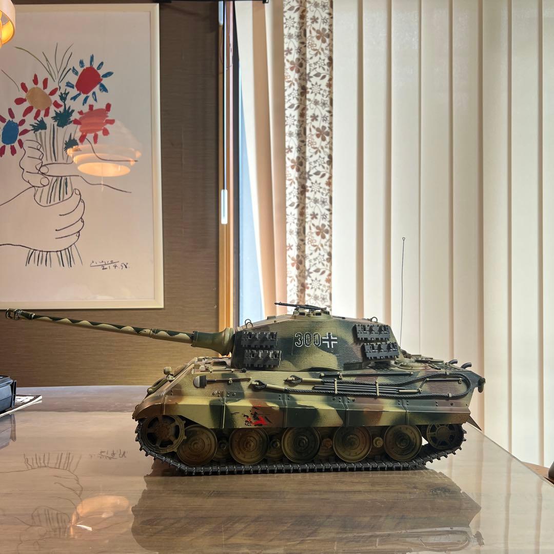 タミヤ 1/16RCタンク キングタイガー ヘンシェル砲塔