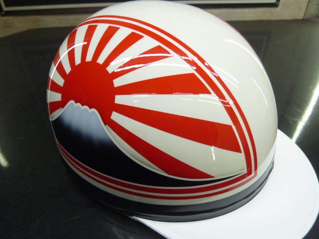 送料込！！カスタムコルク半　富士日章　白赤最安値204