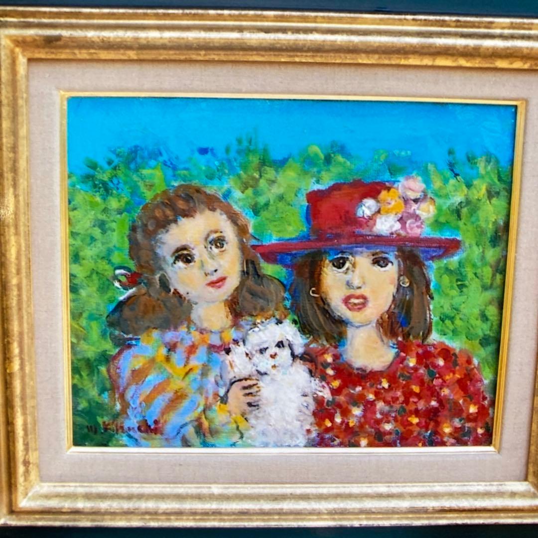 絵画 油彩画 油絵 「サンマルコ広場」3F 菊地正則 パリ 美品 額付き