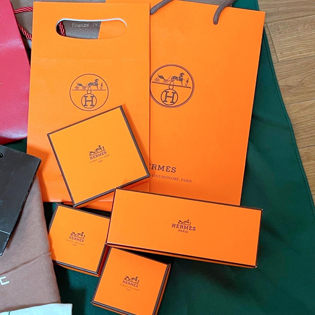 ハイブランド等 空箱/ショッパー まとめ売り 紙袋/保存袋 エルメスルイ
