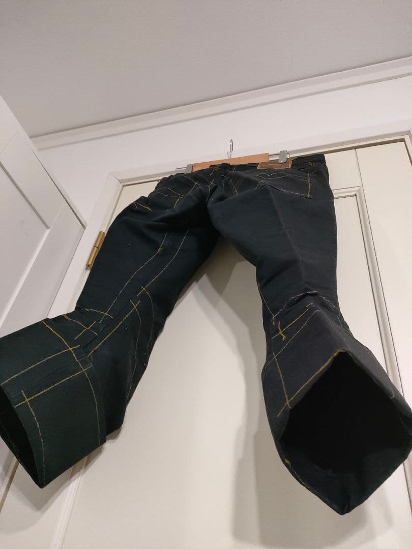 超希少状態良☆NEMETHクリストファーネメス手書グリッド立体裁断デニム