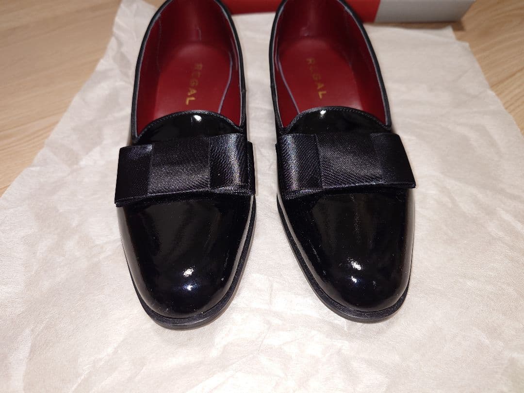 REGAL 黒 オペラパンプス 23.5cm