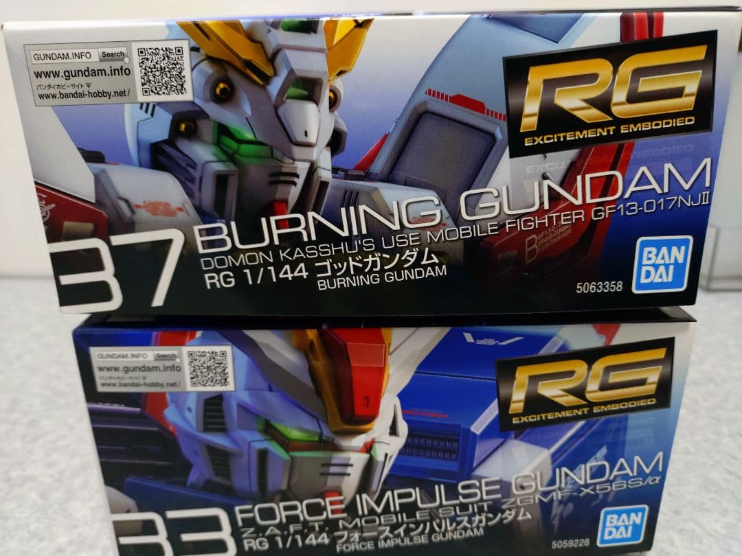 RG 1/144 フォースインパルスガンダム ゴッドガンダム ガンプラまとめ売り
